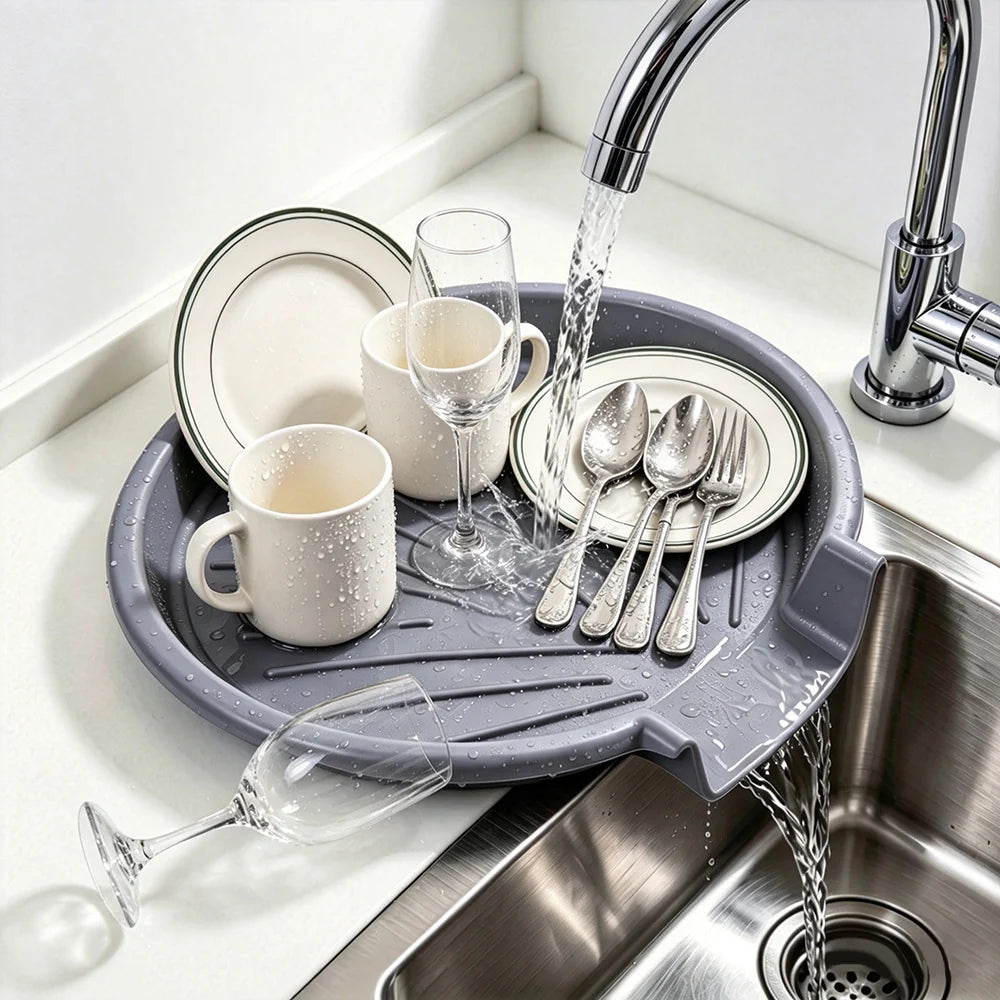 Collapsible Self-Draining Colander Set